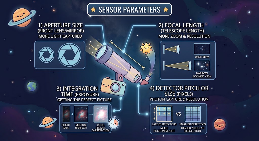 Telescope Sensor Parameters
